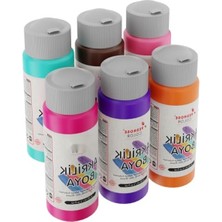 MarkEntegra 6'lı Tamamlayıcı Renkler Akrilik Boya Seti - 6X60ML