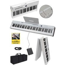 MarkEntegra Katlanır Taşınabilir Dijital Piyano - Yüksek Kalite