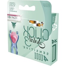 MarkEntegra Aloe Vera ile Zenginleştirilmiş 4'lü Yedek Kadın Tıraş Bıçağı Seti