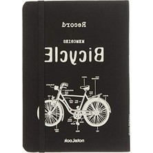 MarkEntegra A6 Tekstil Kapak Çizgili Defter, Beyaz, 100 Yaprak