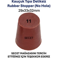 İTHAL Kauçuk Tıpa Deliksiz - 29X33X32MM, Sızdırmaz Kapak - Lastik Tapa