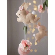 Trend Metfiq Decoration Hayvan Figürlü Bebek Dönencesi (El Yapımı) - Eğitici Yenidoğan Odası Dekorasyonu Doğum Hediyesi Ann