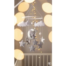 Trend Metfiq Decoration Keçe Bebek Dönencesi (El Yapımı) - Eğitici Beşik Üstü Oyuncak ve Bebek Odası Dekorasyonu Hediye
