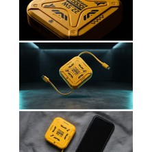 Bloom Picks Dahili Kablolu 10000MAH 20W Hızlı Şarj Powerbank – Type-C & iPhone Uyumlu – LED Ekranlı