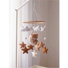 Trend Metfiq Decoration Keçe Bebek Dönencesi (El Yapımı) - Eğitici Beşik Üstü Oyuncak ve Bebek Odası Dekorasyonu Hediye