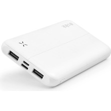 Shopwave Powerbank 10000 Mah Dual USB ve Type-C - Beyaz IPG12N-B