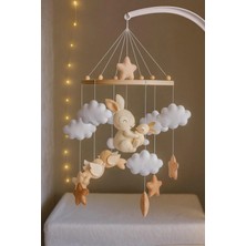 Trend Metfiq Decoration Hayvan Figürlü Bebek Dönencesi (El Yapımı) - Eğitici Yenidoğan Odası Dekorasyonu Doğum Hediyesi Ann