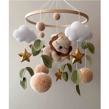 Trend Metfiq Decoration Hayvan Figürlü Bebek Dönencesi (El Yapımı) - Eğitici Yenidoğan Odası Dekorasyonu Doğum Hediyesi Ann