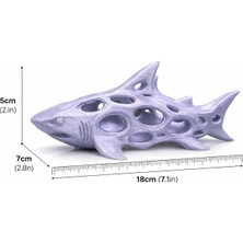 Muyu Craft Köpek Balığı Akvaryum Mağarası Küçük Boy Ciklet Dekor