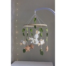 Trend Metfiq Decoration Hayvan Figürlü Bebek Dönencesi (El Yapımı) - Eğitici Yenidoğan Odası Dekorasyonu Doğum Hediyesi Ann