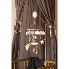 Trend Metfiq Decoration Hayvan Figürlü Bebek Dönencesi (El Yapımı) - Eğitici Yenidoğan Odası Dekorasyonu Doğum Hediyesi Ann