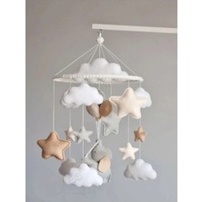 Trend Metfiq Decoration Hayvan Figürlü Bebek Dönencesi (El Yapımı) - Eğitici Yenidoğan Odası Dekorasyonu Doğum Hediyesi Ann