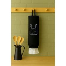 Çok Amaçlı Siyah Poşet Organizer, Mutfak Düzenleyici ve Sepet