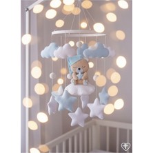 Trend Metfiq Decoration Keçe Bebek Dönencesi (El Yapımı) - Eğitici Beşik Üstü Oyuncak ve Bebek Odası Dekorasyonu Hediye