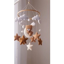 Trend Metfiq Decoration El Yapımı Keçe Bebek Dönencesi - Beşik Oyuncağı Yenidoğan Odası Dekorasyonu