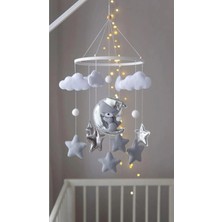 Trend Metfiq Decoration El Yapımı Keçe Bebek Dönencesi - Beşik Oyuncağı Yenidoğan Odası Dekorasyonu