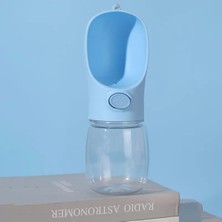 By Nevser® Taşınabilir Butonlu 350 ml Evcil Hayvan Suluğu