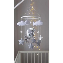 Trend Metfiq Decoration Premium El Yapımı Keçe Bebek Dönencesi - Antialerjik Yenidoğan Uyku Arkadaşı ve Beşik Oyuncağı