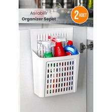 2'li Dolap Kapağına Asılan Organizer Sepet Seti