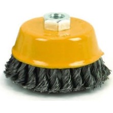 MarkEntegra 65 mm Burgulu Kübik Metal Fırça – Endüstriyel Temizlik Için