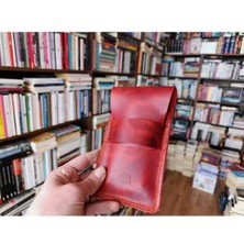 Mahfuz Gerçek Deri Özel Kalemleriniz Için Kalemlik Kalem Kutu ( 5*6 Kalem Için ) 28 cm \ 9.5 cm NLU366