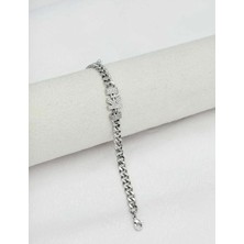 SY Aksesuar 14K Silver Kuyumcu Model Harf Bileklik