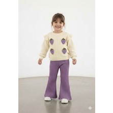 Stilera Kız Çocuk Meyve Figürlü 2'li Alt Üst Takım 1-5 Yaş