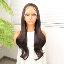 Cosmos E-Ticaret Kahve Karamel Fiber Sen Hafif Dalgalı Tül Peruk