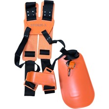 Zargana  Profesyonel Tan  Tırpan Askısı Yelek - Yan Tüm Modeller  Turuncu Kauçuk