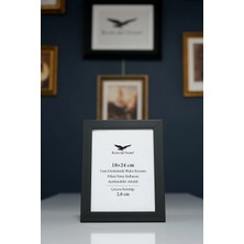 Raven Art Studio Potala 18X24 cm Siyah Resim Fotoğraf Belge Poster Evrak Çerçevesi Korumalı Kırılmaz Pleksi Cam