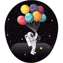 MarkEntegra Astronot Temalı Bilek Destekli Mouse Pad