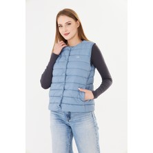 Pique NESLI KADIN YELEK Çıtçıt Kapamalı Şişme Yelek