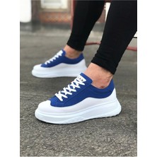 Cosmos E-Ticaret Beyaz Mavi Erkek Ayakkabı