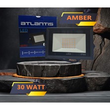 Atlantis 30W Amber Renk LED Projektör