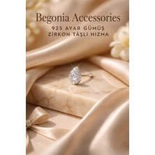 Begonia Accessories Hızma 925 Ayar Gümüş Damla Figürlü 1 Adet