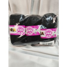 Ören Bayan Dora Siyah El Örgü Ipi (3 Adet) - Renk: 999