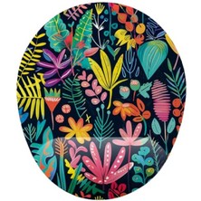 MarkEntegra Tropikal Çiçek Desenli Bilek Destekli Mouse Pad