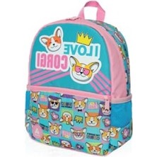 MarkEntegra Junior Mini Çanta - Corgi Desenli, Su Geçirmez