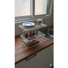 2 Adet Dolap Içi Raf Düzenleyici, Pratik ve Şık Depolama Çözümü