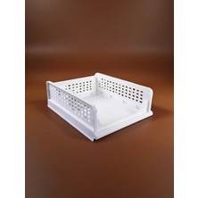 Pembe Katlanabilir Raf, Dekoratif ve Hafif Çok Amaçlı Saklama Ünitesi