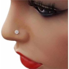 Begonia Accessories Hızma 925 Ayar Gümüş Yuvarlar Orta Zirkon (1 Adet)