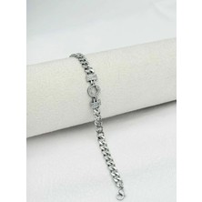 SY Aksesuar 14K Silver Kuyumcu Model Harf Bileklik