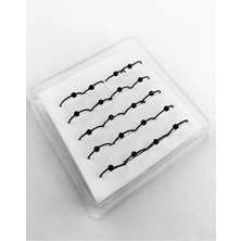 Begonia Accessories Hızma 925 Ayar Gümüş Siyah Halka (1 Adet)