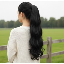 Cosmos E-Ticaret Tokalı Dalgalı At Kuyruğu / Siyah