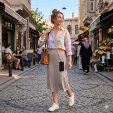 Moonparacord Telefon Boyun Askısı 70 cm Pembe