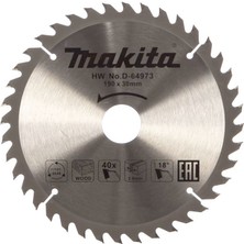 Makita D-64973 Std Elmas Daire Testere Bıçağı 190X40MM 40 Diş