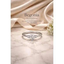 Begonia Accessories 925 Ayar Gümüş Minimal Zirkon Tek Taş Çift Top Halka Hızma Tragus Piercing Küpe