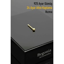 Begonia Accessories , 925 Ayar Gümüş Tek Top Hızma
