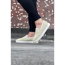 Cosmos E-Ticaret Bej Triko Babet Erkek Casual Ayakkabı