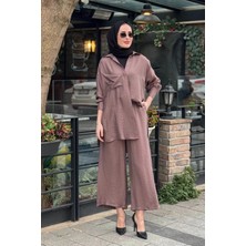 Al-Marwah Almarwah Pantolonlu Takım 202978 Camel